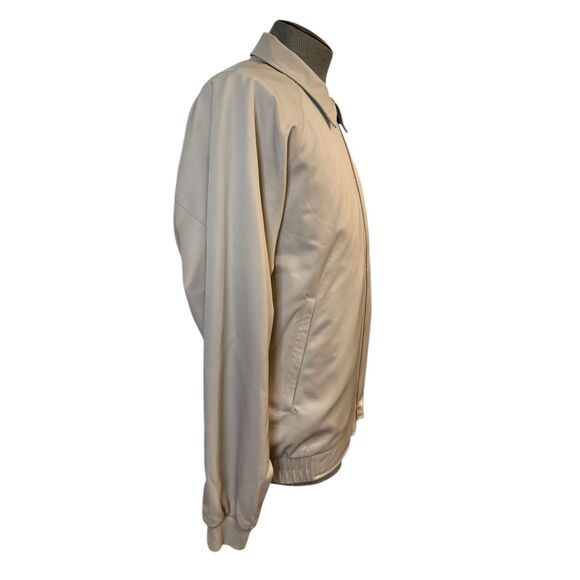 Footjoy Men’s Tan Full Zip Golf Jacket Size Medium Windbreaker - Picture 3 of 10